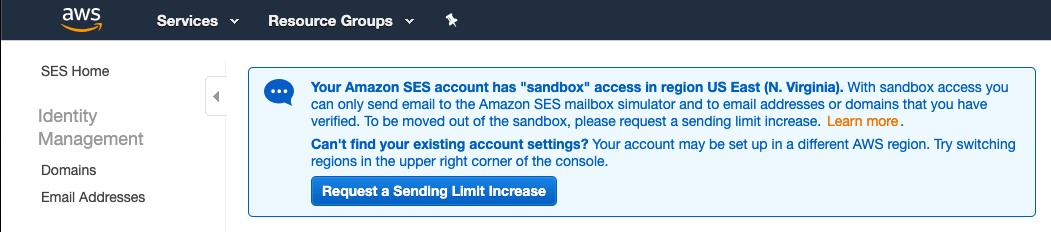 Amazon SES Notification