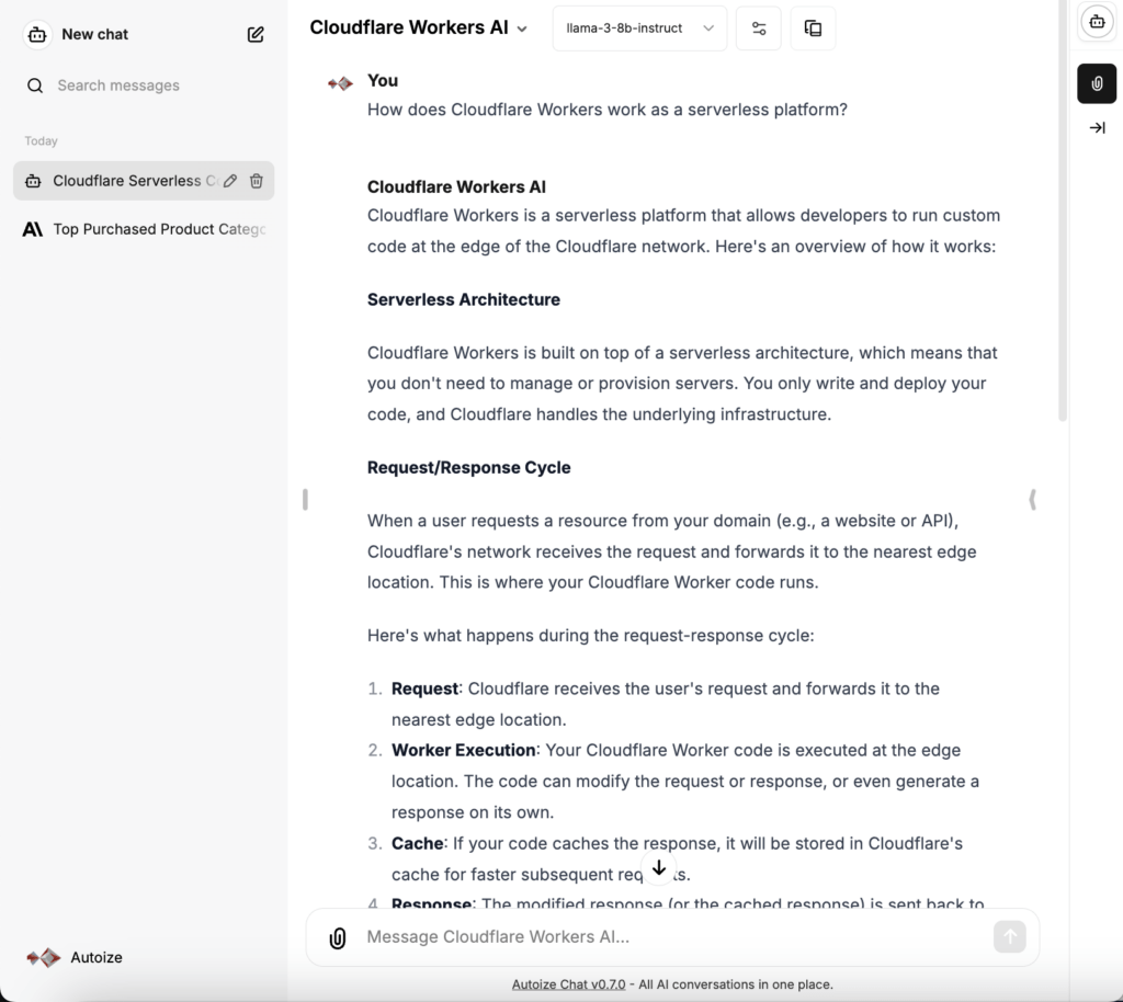 Llama 3 on Cloudflare Workers AI - AI at the Edge - Autoize